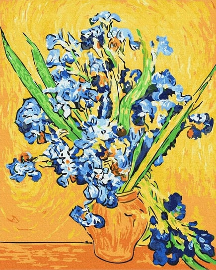 Malowanie po numerach iPicasso 40x50 cm na ramie Irysy. Van Gogh Ipicasso