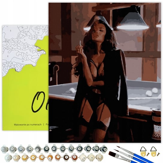 MALOWANIE PO NUMERACH Kobieta Obrazy do Malowania po numerach z Ramą Oh Art Oh Art!