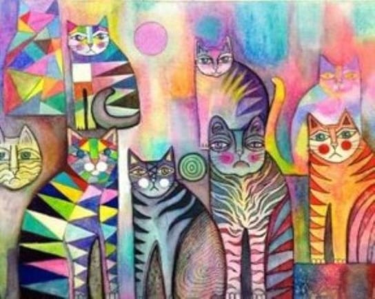 Malowanie po numerach Koty 40 x 50 5555 Tony