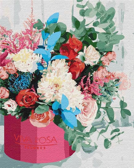 Malowanie Po Numerach Kwiaty Obraz Prezent Róże Ideyka
