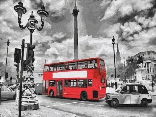 Malowanie po numerach - London Bus 40x50cm Twoje Hobby