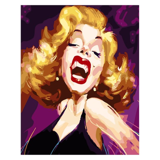 Malowanie Po Numerach - Marilyn Monroe 40 x 50 cm nerd hunters