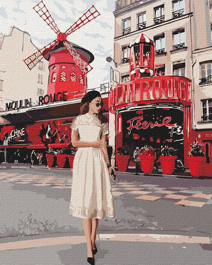Malowanie po numerach. "Moulin Rouge" 40х50cm Ideyka