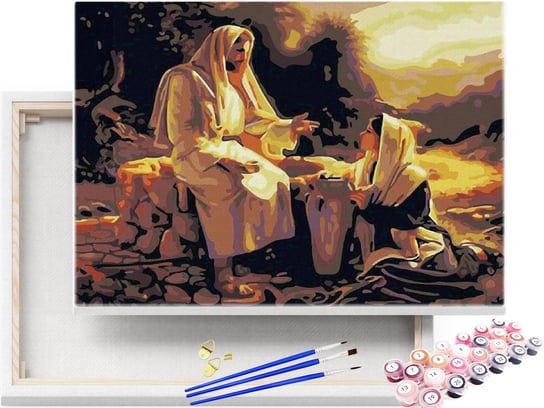 Malowanie po numerach Nauki Jezusa 40x50cm Jezus / beliart beliart