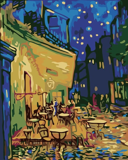 Malowanie po numerach Nocna Kawiarnia W Arles Gogh ArtiFly ArtiFly
