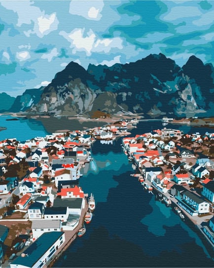 Malowanie po numerach Norweskie Fiordy ArtiFly ArtiFly