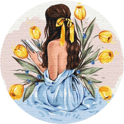 malowanie po numerach owalne historia tulipanów Twoje Hobby