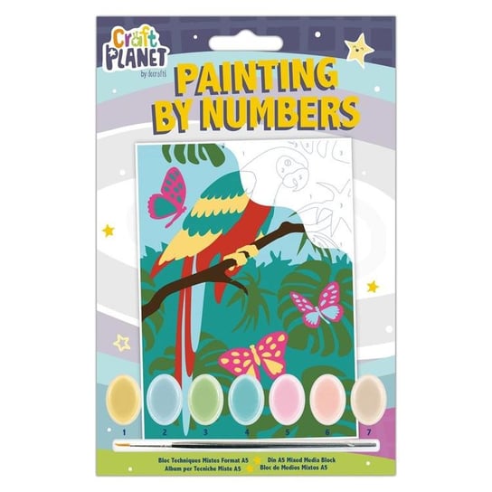 Malowanie po numerach, papuga Design Objectives