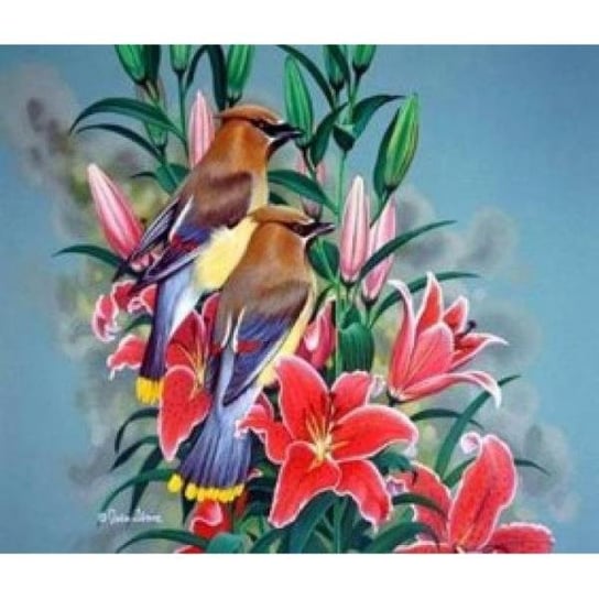 Malowanie po numerach Ptaszki na gałęzi 40 x 50 5644 Norimpex