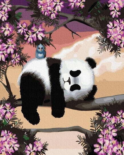 Malowanie Po Numerach Śpiąca Panda Twoje Hobby