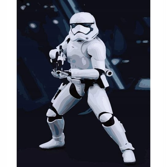Malowanie po Numerach Star Wars Stormtrooper nerd hunters