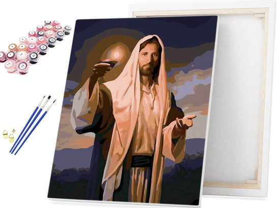 Malowanie po numerach Światło Jezusa Chrystusa / beliart beliart