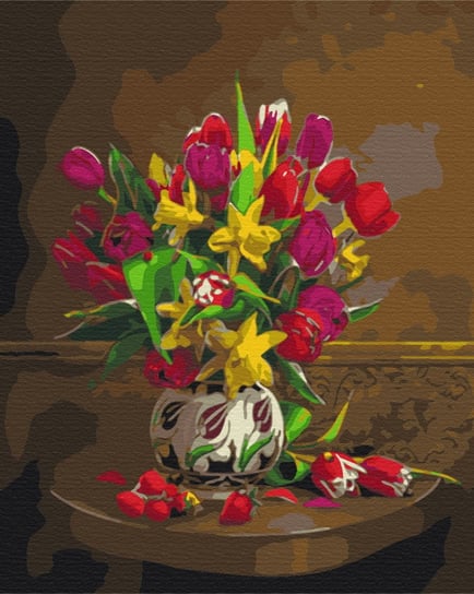 Malowanie po numerach Tulipany I Żonkile ArtiFly ArtiFly