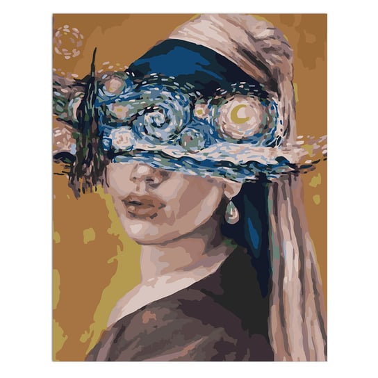 Malowanie Po Numerach - Ukryta Kobieta 40 x 50 cm nerd hunters