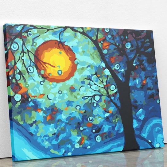 Malowanie po numerach - W niebieskim cieniu drzewa 50 X 40 cm ArtOnly