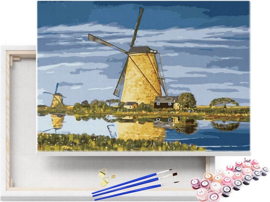 Malowanie po numerach Wiatrak Holenderski 40x50cm / beliart beliart