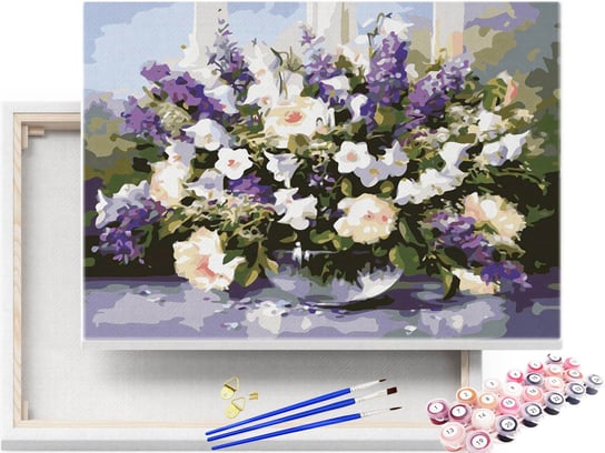 Malowanie po numerach Wiosenny Bukiet Kwiatów RAMA / beliart beliart