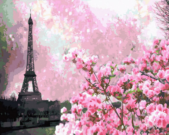 Malowanie Po Numerach Wiosna W Paryżu 40X50 Twoje Hobby