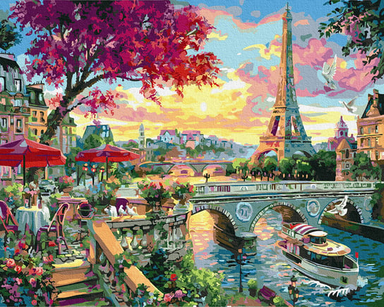 Malowanie Po Numerach Wspaniały Paryż 40X50 Twoje Hobby