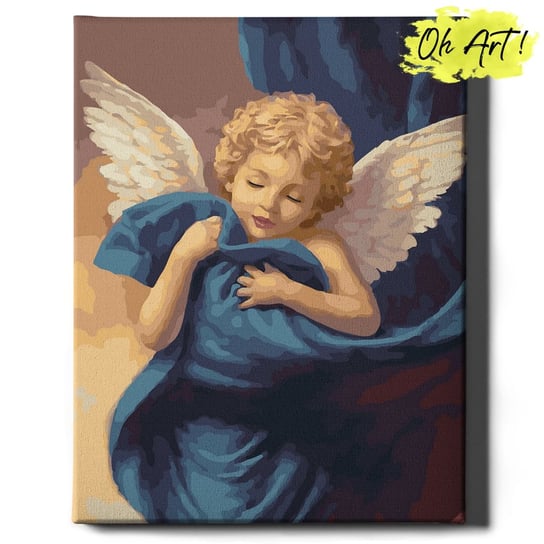 Malowanie Po Numerach z Ramą 40x50cm Anioł Stróż – Obraz do Malowania po numerach Religia – Oh Art! Oh Art!
