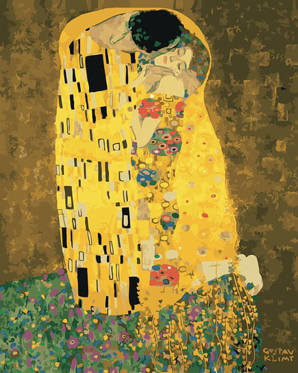 Malowanie po numerach zestaw ARTIMENTO 40x50 na blejtramie, Pocałunek. G. Klimt Artimento