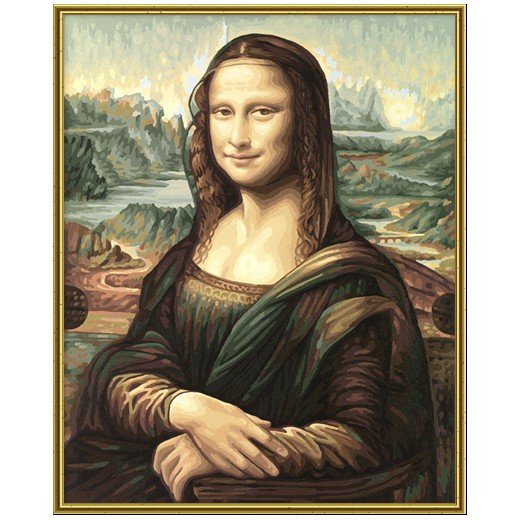 Malowanie według numeracji, Mona Lisa, zestaw kreatywny SCHIPPER