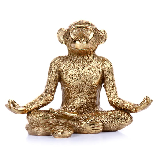 Małpa dekoracyjna, Green Vibes, joga, złota Empik