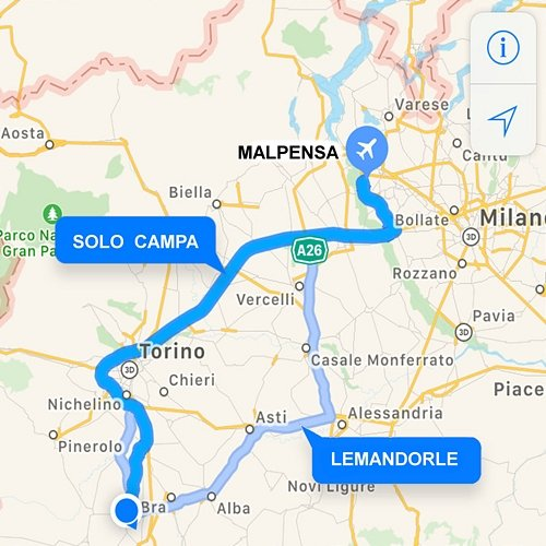 Malpensa lemandorle, Solo Campa