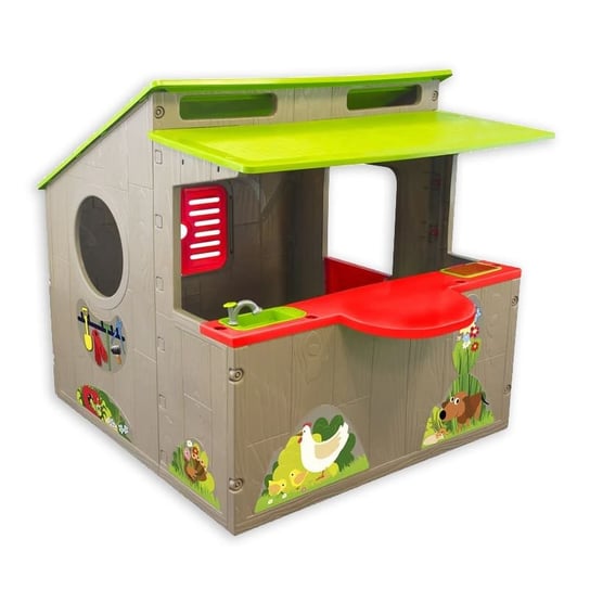Małpiszon, domek dla dzieci Kiosk 139×118 cm Małpiszon
