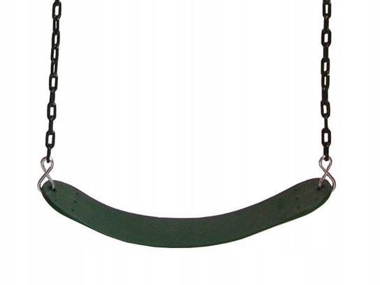 Małpiszon, huśtawka siedzisko elastyczna na łańcuchu, zielona Małpiszon