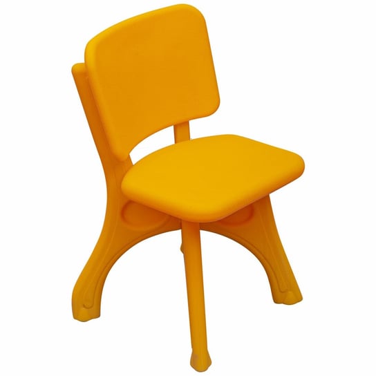 Małpiszon, krzesełko dla dziecka plastikowe Fruit żółty King Kids