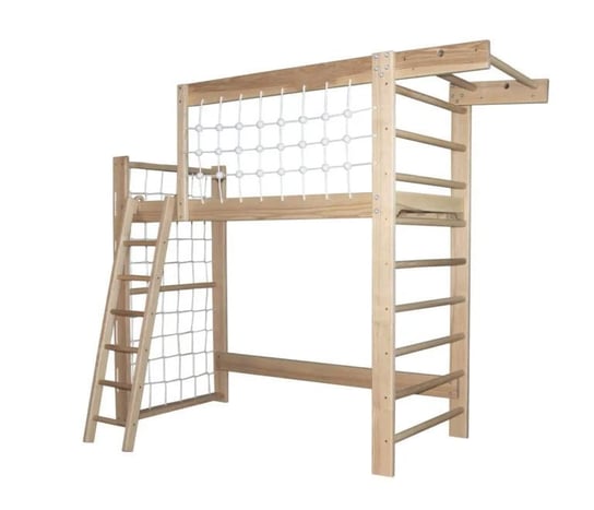 Małpiszon, łóżko piętrowe - drabinka gimnastyczna Dream drewno prawa Małpiszon