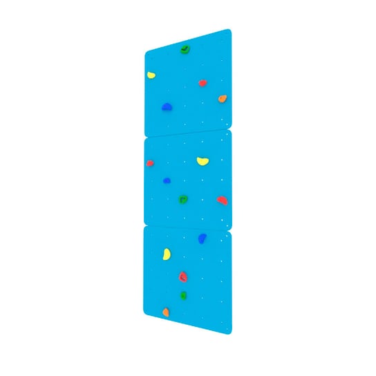 Małpiszon, Ścianka wspinaczkowa, niebieski, 2.5x75x225 cm Małpiszon