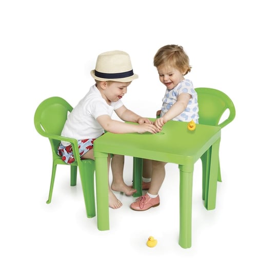 Małpiszon, stolik + krzesełko dla dzieci plastikowe Afryka - 2 krzesła Paradiso