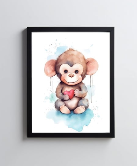 Małpka - 40x50 cm - Bez ramy Harmony Posters