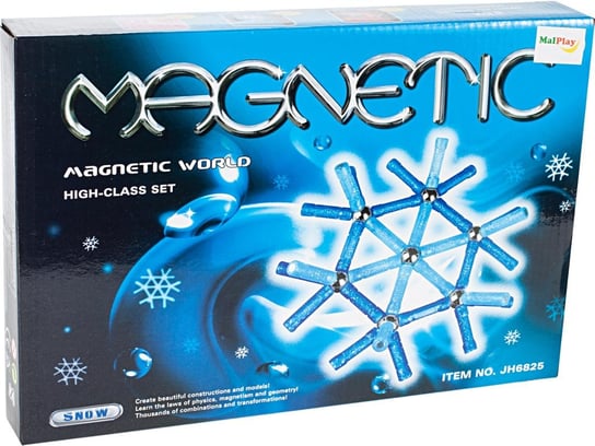 MalPlay, magnetyczna układanka Płatek śniegu MalPlay