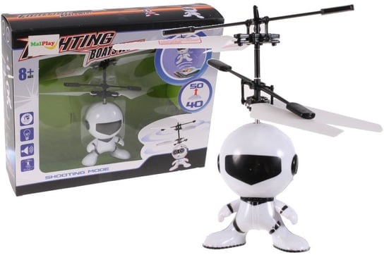 MalPlay, Robot latający na podczerwień, Kosmita UFO, 14x13 cm MalPlay