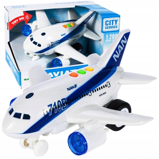 MalPlay, samolot interaktywny pasażerski dźwięk i światło MalPlay
