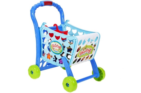 MalPlay, Wózek na zakupy dla dzieci z akcesoriami, 48x32 cm MalPlay