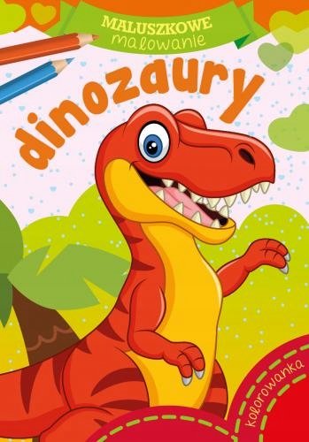 Maluszkowe Malowanie Dinozaury Kolorowanka Skrzat