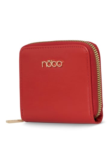 Mały klasyczny portfel Nobo czerwony Nobo