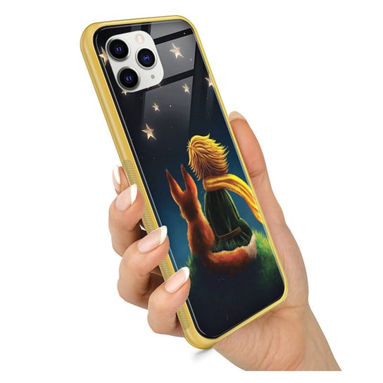 Mały Książe I Lisek - Iphone 13 Pro Etui Szklane Złote [Tif 56B] PieceofCase