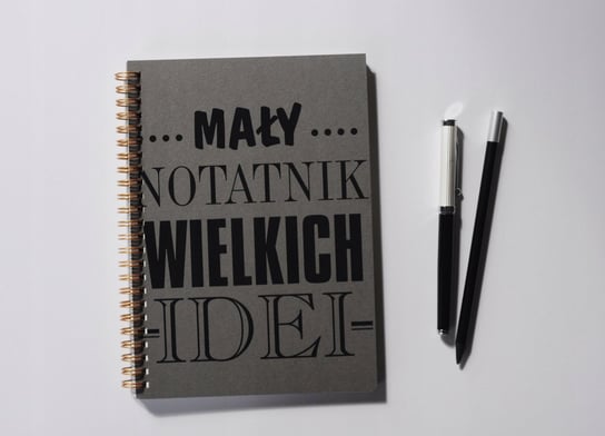 Mały notatnik wielkich idei, notatnik motywacyjny Sowia Alea Inna marka
