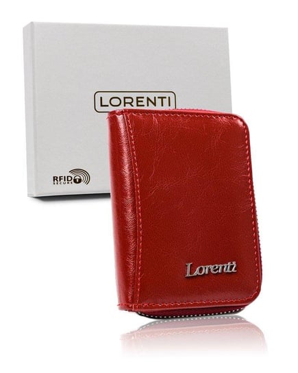 Mały portfel damski skórzany Lorenti ochrona RFID Lorenti