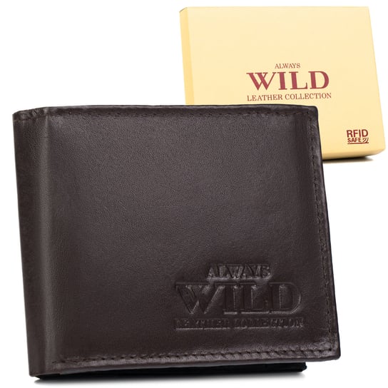 Mały skórzany portfel męski Always Wild Always Wild
