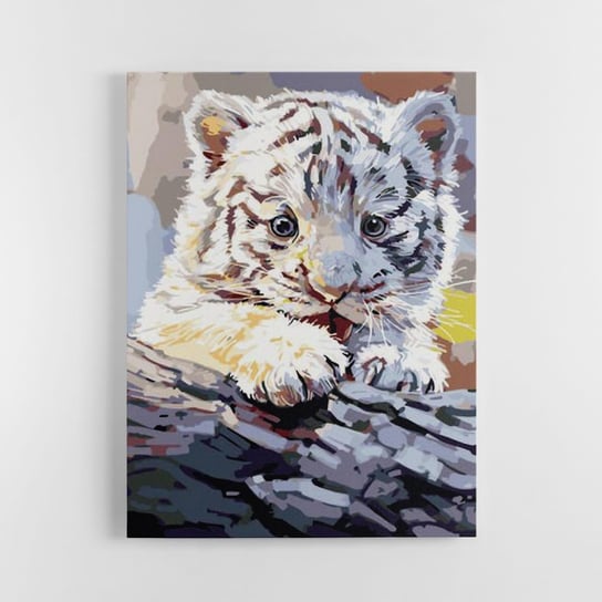 Mały tygrysek - Malowanie po numerach 30x40 cm ArtOnly