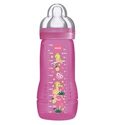 MAM, Baby Bottle, Butelka Jungle, 330 ml, 4m+ MAM