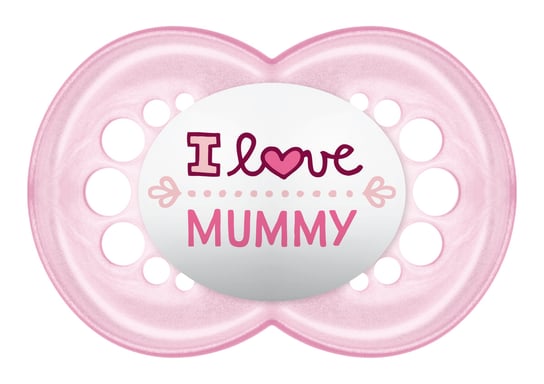 MAM, Love&Affection, Smoczek uspokajający, Mummy, 6m+, Girl MAM