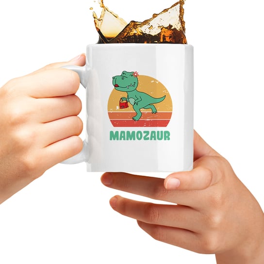Mamozaur - kubek dla mamy prezent na Dzień Matki Koszulkowy