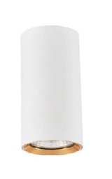 Manacor oczko białe ze złotym ringiem 9 cm Light Prestige